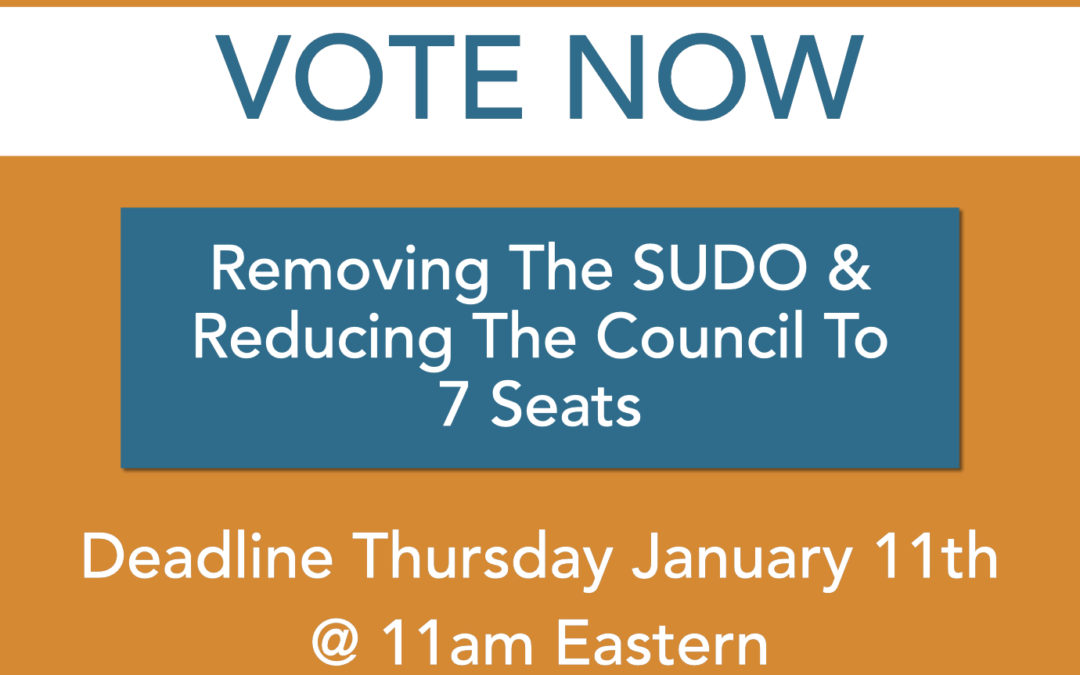 VOTE NOW – A Referendum Is Up For Vote At Geode Blockchain To Remove The SUDO