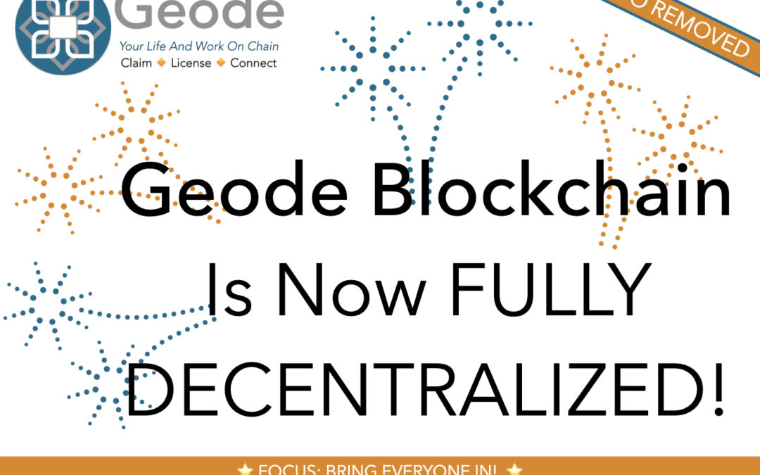 Geode Blockchain Successfully Removes SUDO And Is Now Officially FULLY DECENTRALIZED